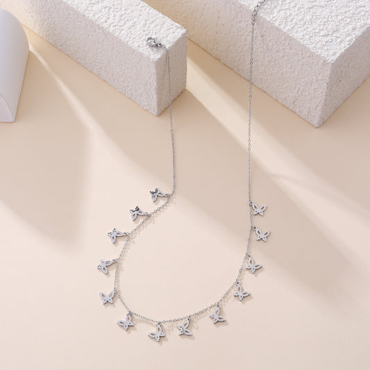 Butterfly Silver Neckless