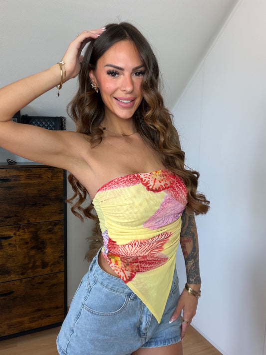 Aura Top Yellow