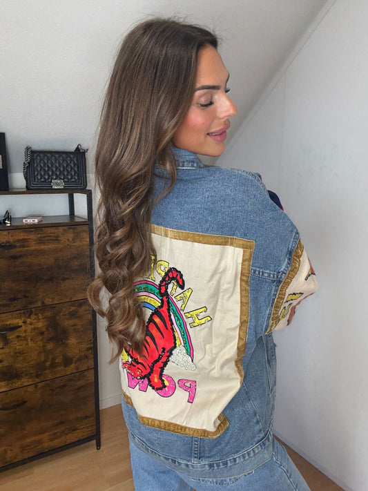 Morena Tiger Jeansjas