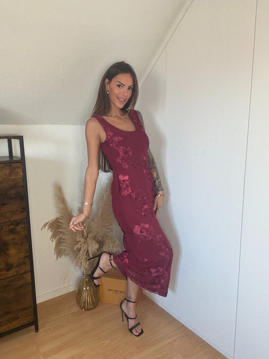 Lili Dress Bordeaux