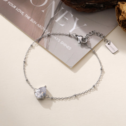 Teardrop Bracelet Silver