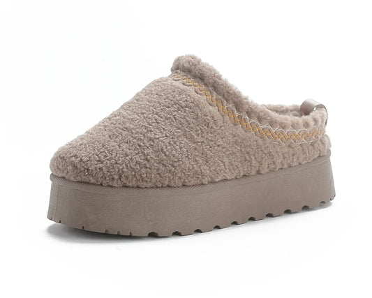 Pantoffel Taupe