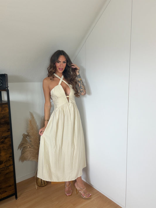 Kelly Dress Beige