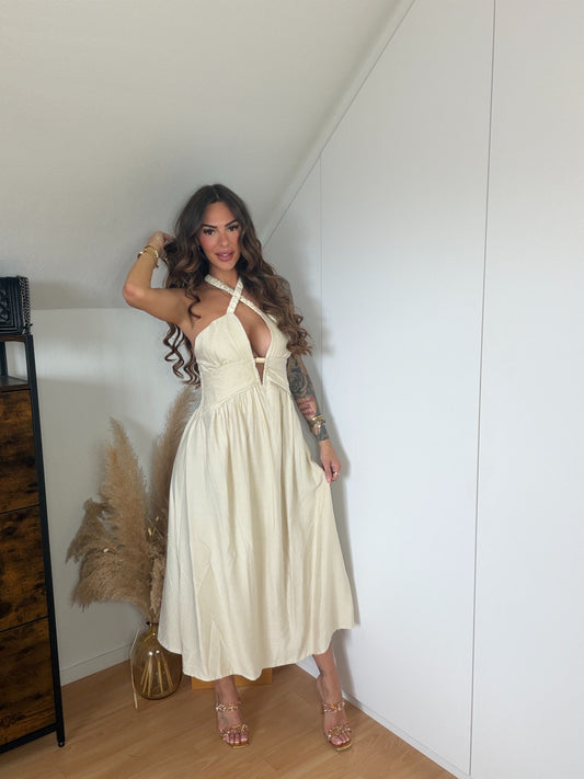 Kelly Dress Beige