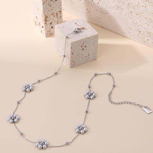 Clover Silver Neckless