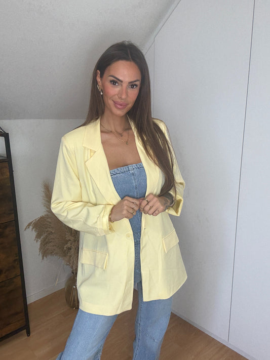 Aisha Blazer Yellow