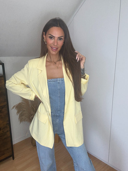 Aisha Blazer Yellow