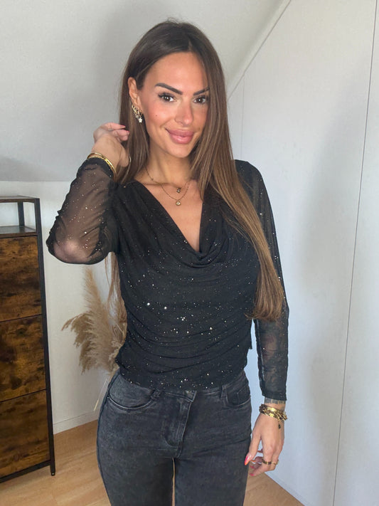 Viktoria Black Blouse