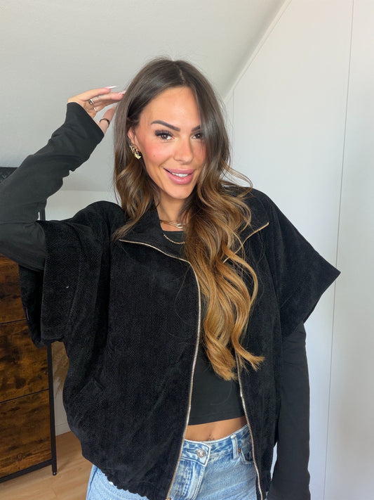 Jade Gilet Black